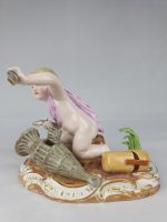 Meissen Boy Fishing Putti from Series Elements - Image 3