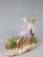 Meissen Boy Fishing Putti from Series Elements - Image 4
