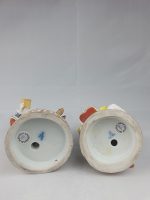 Meissen Pair Seated Man Reading and Woman With Yarn Winder. - Image 10