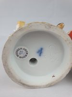 Meissen Pair Seated Man Reading and Woman With Yarn Winder. - Image 11