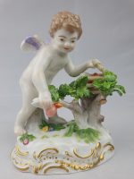 Meissen Cupid With Flaming Heart - Image 2