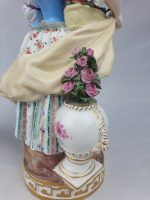 Pair of Meissen Gardeners Man and Woman - Image 8