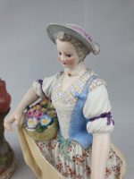 Pair of Meissen Gardeners Man and Woman - Image 10