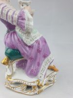 Meissen Girl Feeding Cat - Image 6