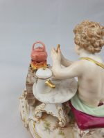Meissen Figure of Hot Chocolate Maker Putti from Series Elements - Image 5