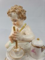 Meissen Figure of Hot Chocolate Maker Putti from Series Elements - Image 7