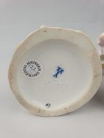 Meissen Girl Feeding Chickens and Boy Feeding Geese Blue Coats - Image 22