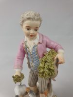 Girl and Boy feeding Chickens and Geese Pink Coats - Image 6