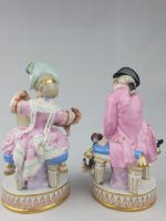 Meissen Pair Figures Boy and Girl with Gun Dog - Image 5