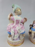 Meissen Pair Figures Boy and Girl with Gun Dog - Image 6
