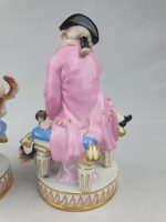 Meissen Pair Figures Boy and Girl with Gun Dog - Image 7