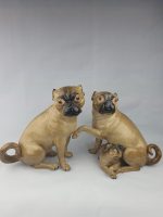 Pair of Large Pugs - Image 2