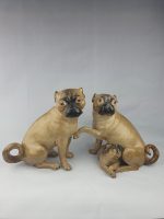 Pair of Large Pugs