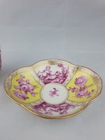 Quatrefoil Cup and Saucer Yellow and Pink - Image 4