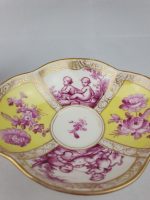 Quatrefoil Cup and Saucer Yellow and Pink - Image 5