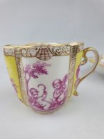 Quatrefoil Cup and Saucer Yellow and Pink - Image 14