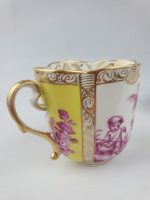 Quatrefoil Cup and Saucer Yellow and Pink - Image 16