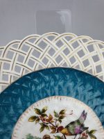 Reticulated Teal Plate with Birds - Image 6