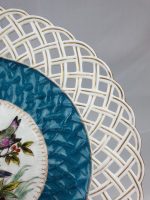 Reticulated Teal Plate with Birds - Image 7