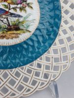 Reticulated Teal Plate with Birds - Image 8