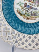 Reticulated Teal Plate with Birds - Image 9