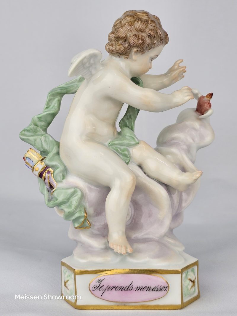 Meissen Cupid Catching Heart (Je prends monessor)