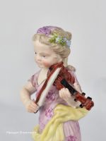 Meissen Girl Violin Player (Girl Orchestra Series) - Image 6