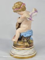 Meissen Cupid Fanning Hearts with Bellows - Image 2
