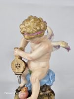 Meissen Cupid Fanning Hearts with Bellows - Image 8