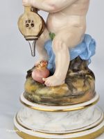 Meissen Cupid Fanning Hearts with Bellows - Image 9