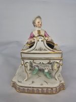 Meissen Woman Seated At Piano (Sense of Hearing) - Image 2
