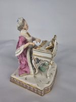 Meissen Woman Seated At Piano (Sense of Hearing) - Image 3