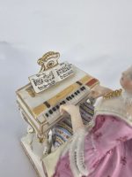 Meissen Woman Seated At Piano (Sense of Hearing) - Image 6